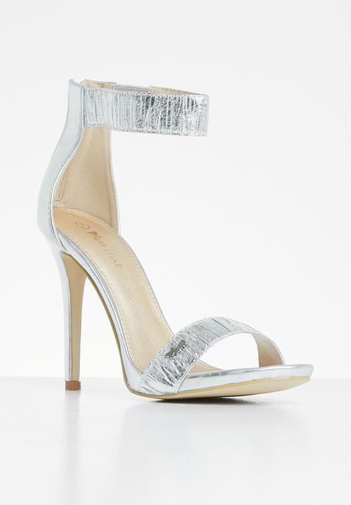 Plum - Whisper heel - silver