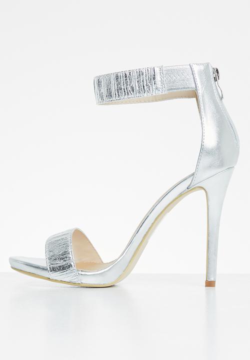 Plum - Whisper heel - silver
