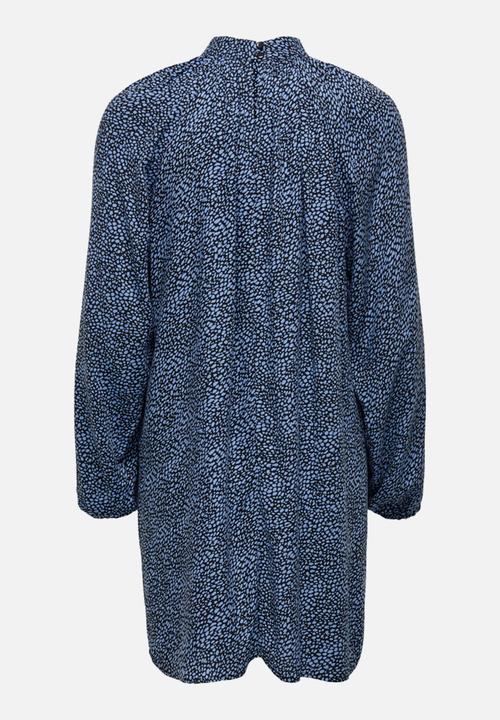 Jacqueline de Yong - Pearl shirt dress - blue & black