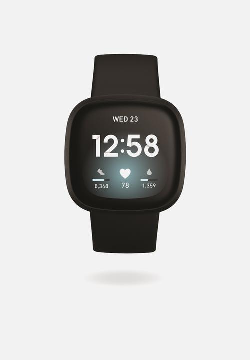Fitbit - Fitbit Versa 3 - Black