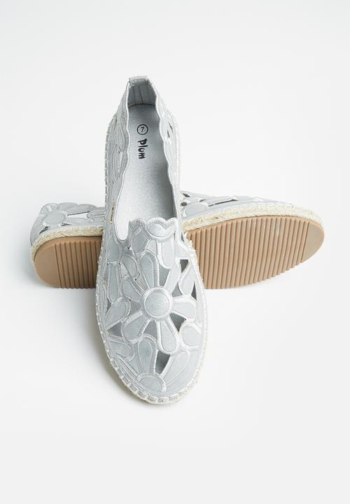 Plum - Carmie slip-on - silver