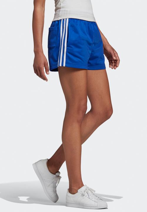 adidas Originals - 3 Stripes shorts - blue & white