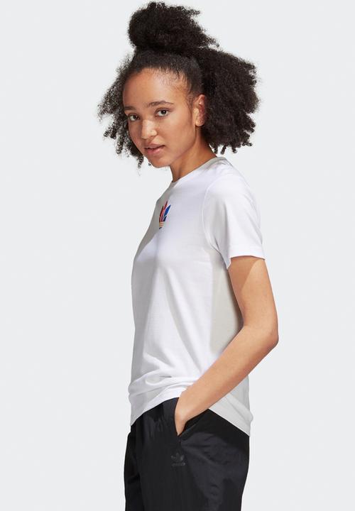 adidas Originals - 3d Trefoil tee - white