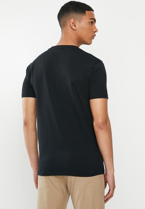 POLO - Julias big crest crew neck tee - black