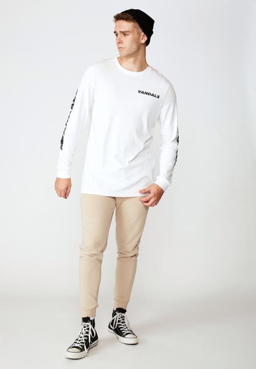 Factorie - Basic track pant - oxford tan