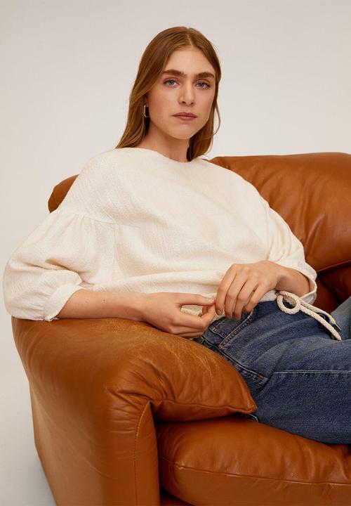 MANGO - Rusi sweatshirt - cream 