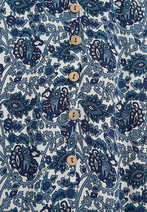 MANGO - Doha dress - medium blue