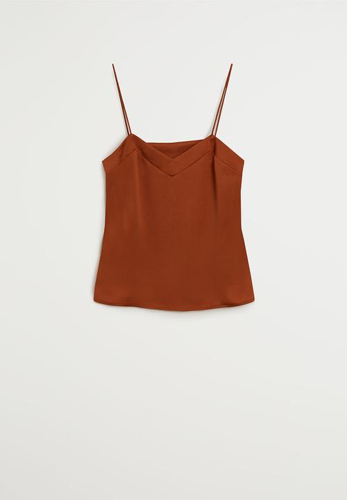 MANGO - Cumin top - rust 