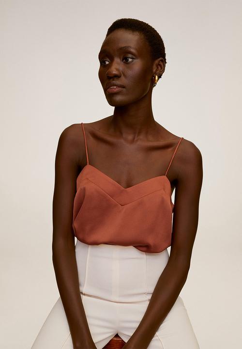 MANGO - Cumin top - rust 