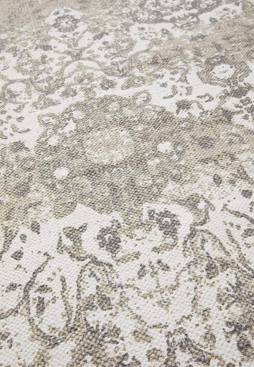 Sixth Floor - Antique printed rug - grey
