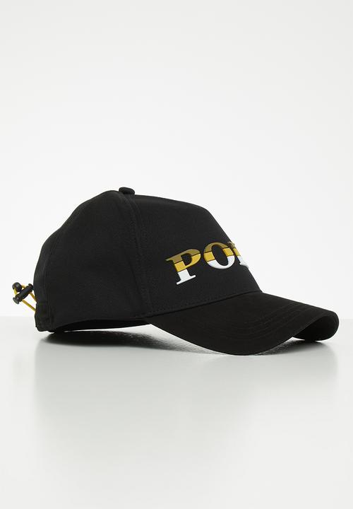 POLO - Burt 3 tone rubber cap - black