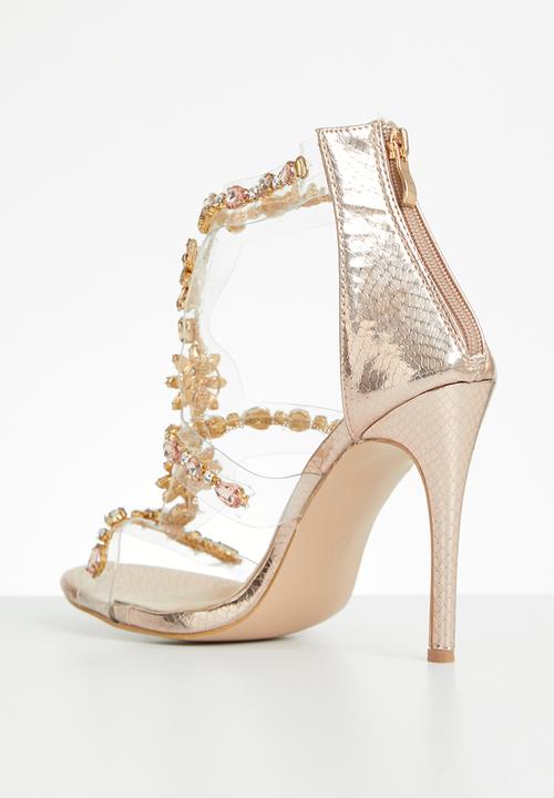 Footwork - Serena heel - rose gold