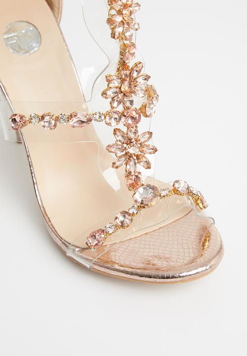 Footwork - Serena heel - rose gold