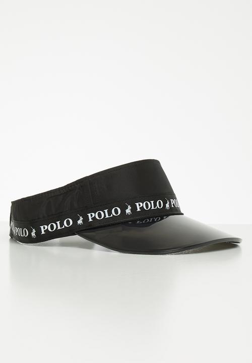 POLO - Byron transparent peak visor - black