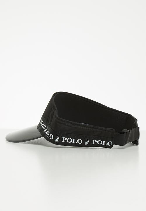 POLO - Byron transparent peak visor - black