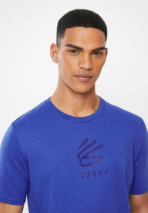 Under Armour - Curry logo short sleeve tee - blue