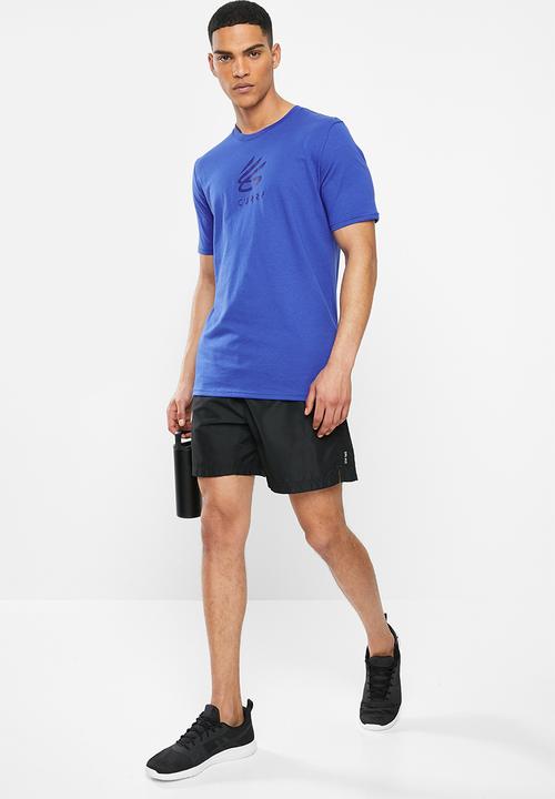 Under Armour - Curry logo short sleeve tee - blue