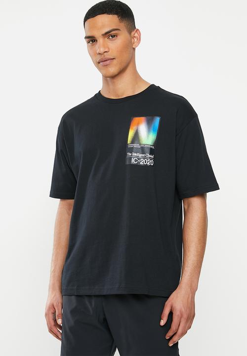 new balance t shirt black