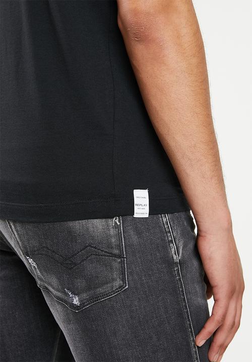 Replay - Basic 2 pack tees - black