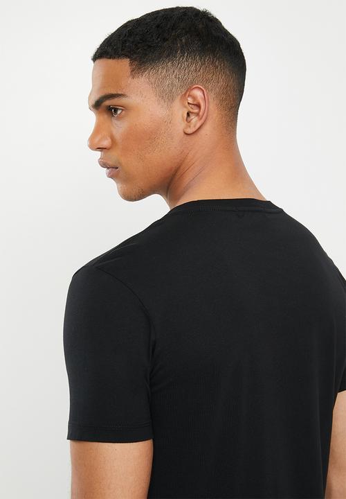 Replay - Black hex logo tee - black