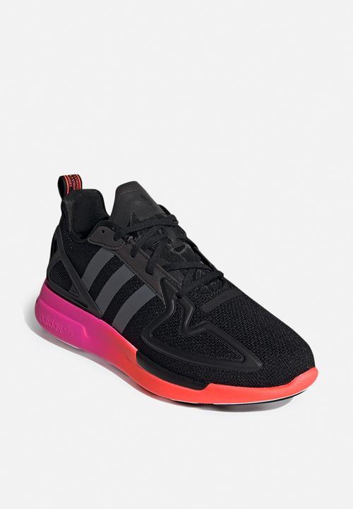 adidas Originals - ZX 2K Flux - core black / grey six / shock pink