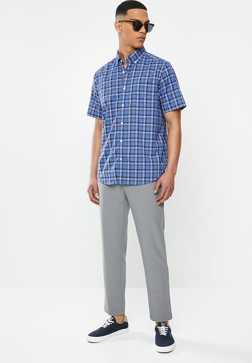 Nautica - Delft print shirt - blue & white