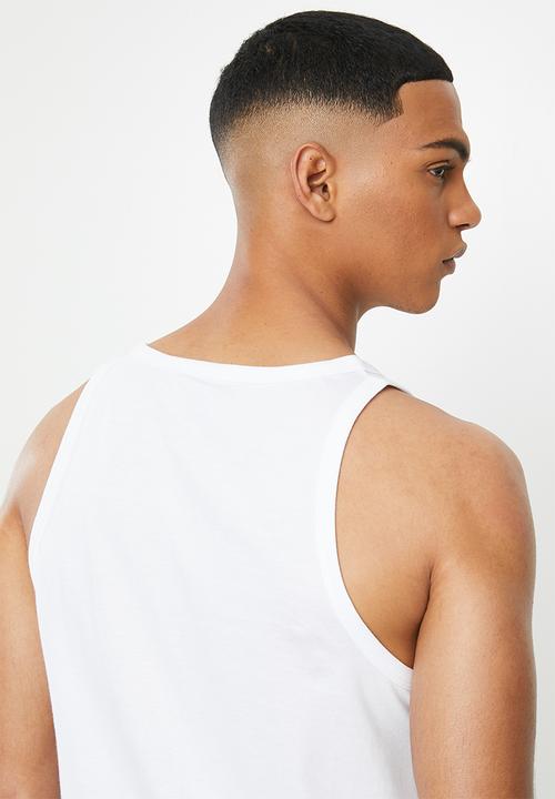 Fox - Race tank - white