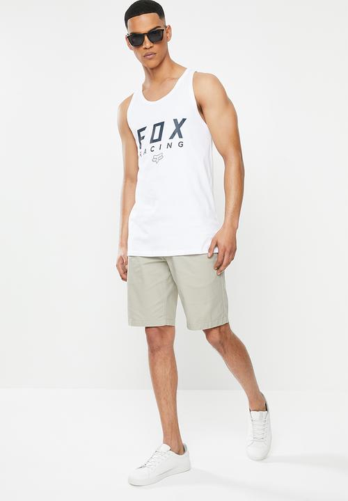 Fox - Race tank - white