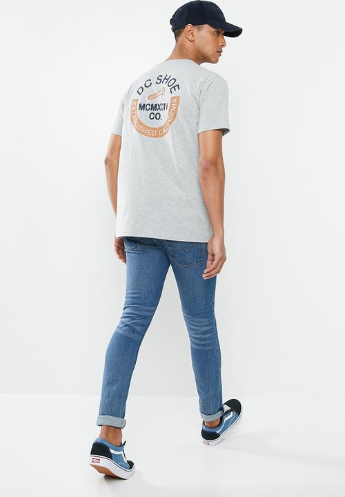 DC - Built not bought short sleeve tee - grey