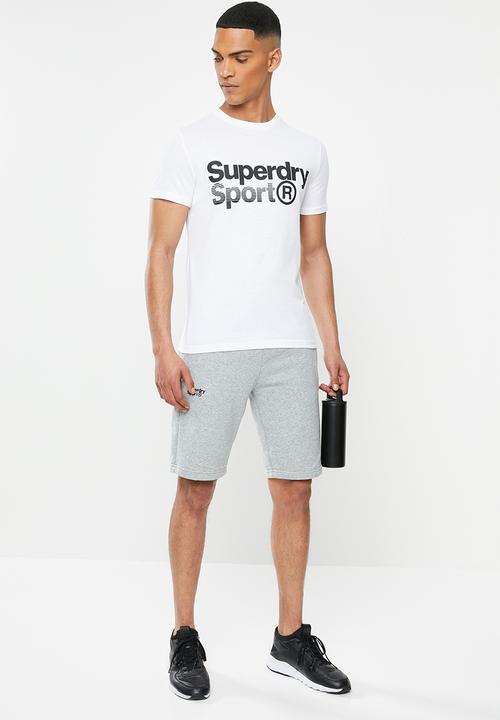 Superdry. - Core sport graphic tee - white