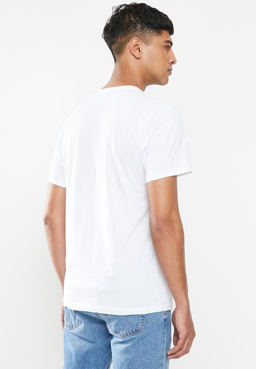 Vans - Vans easy box short sleeve  tee - white & black