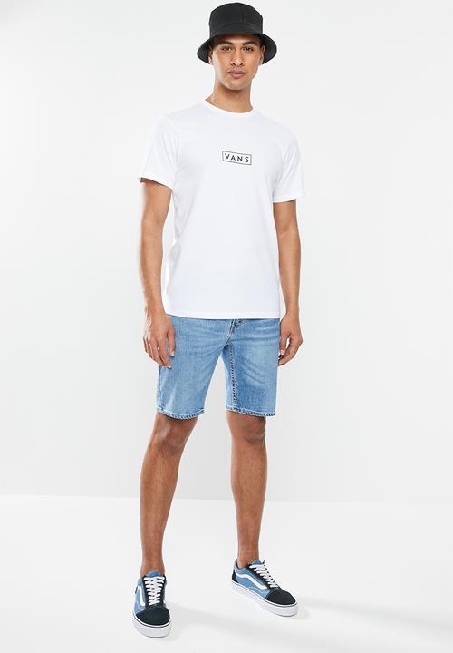 Vans - Vans easy box short sleeve  tee - white & black