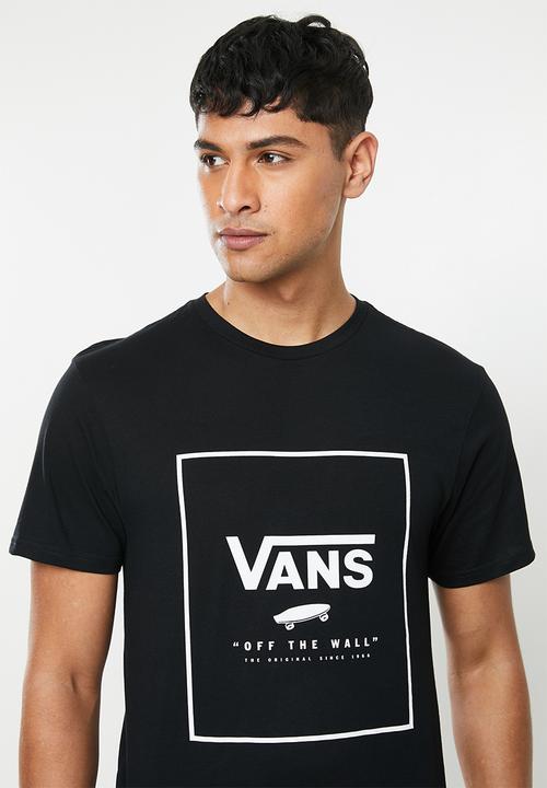 Vans - Print box tee - black & white