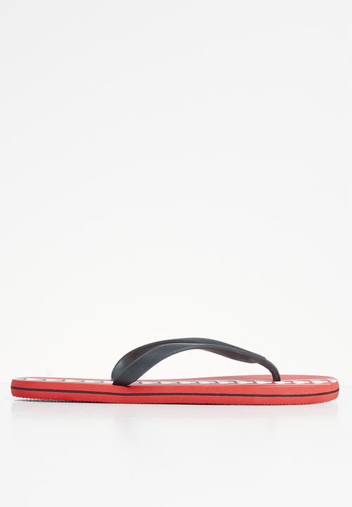 kappa sandals red