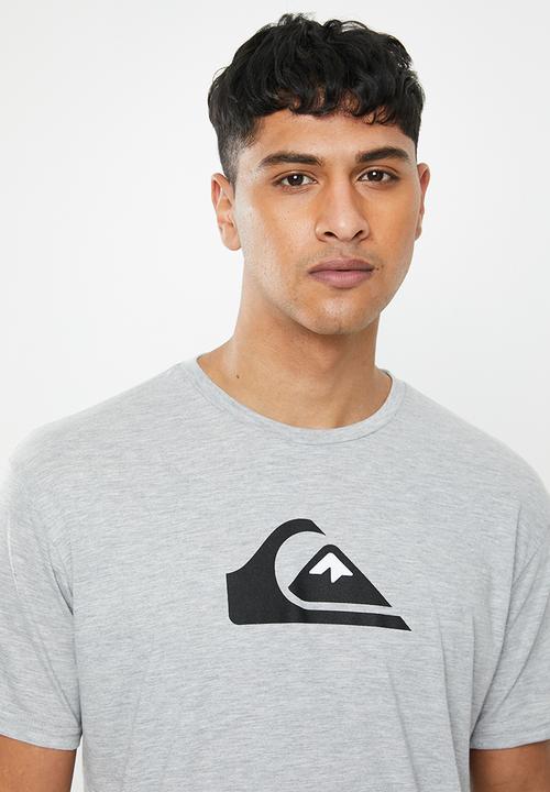 Quiksilver - Comp logo short sleeve tee - grey 