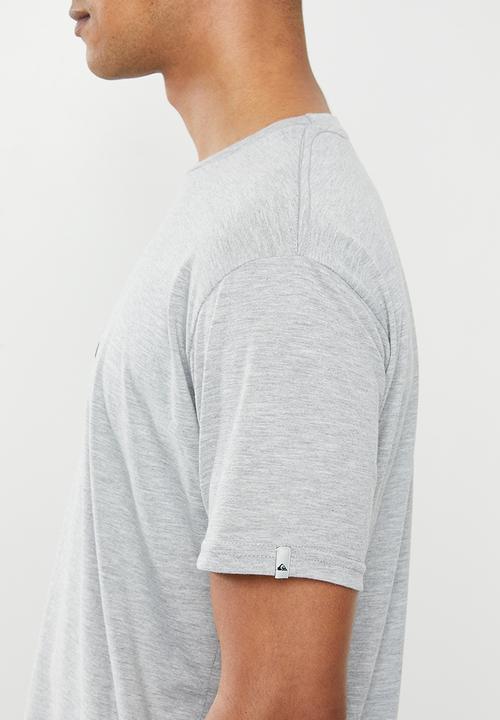 Quiksilver - Comp logo short sleeve tee - grey 