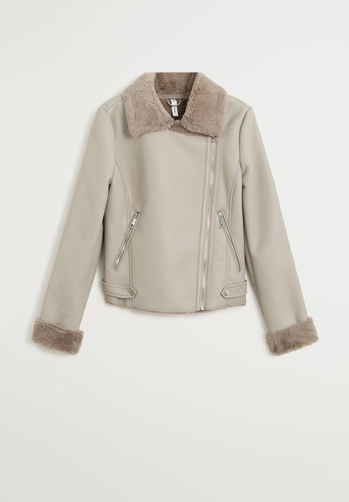 MANGO - Jacket cadi - light pastel grey