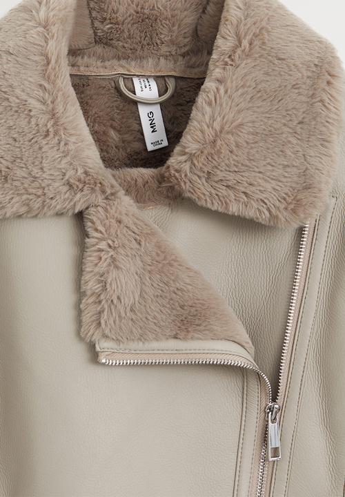 MANGO - Jacket cadi - light pastel grey