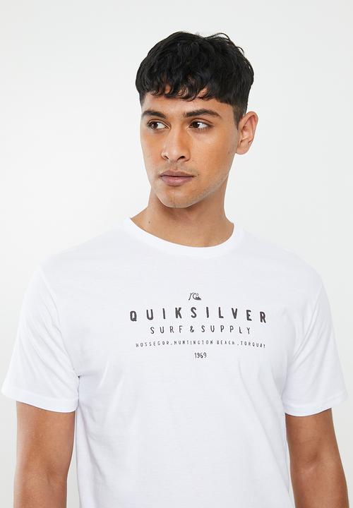 Quiksilver - Half past short sleeve tee - white