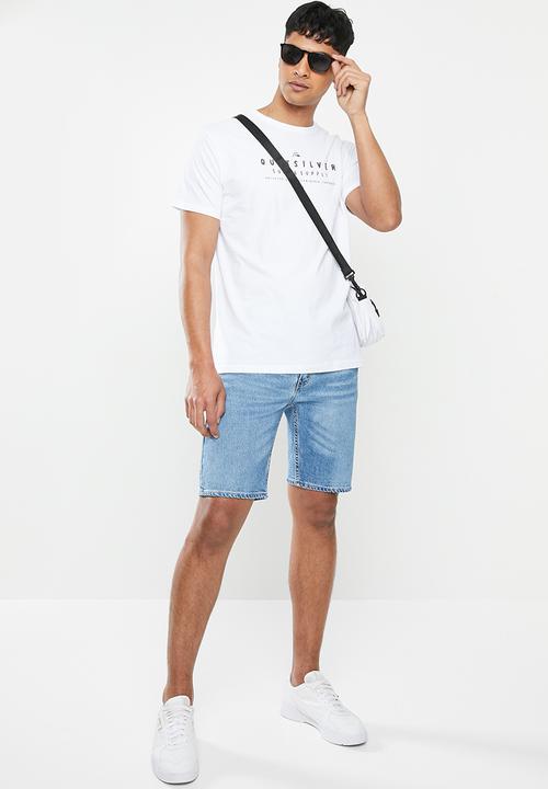 Quiksilver - Half past short sleeve tee - white