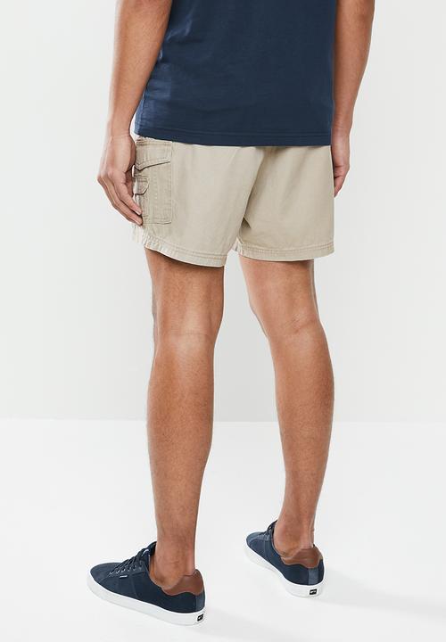 JEEP - Hardwearing fixed wb mountain man shorts - beige