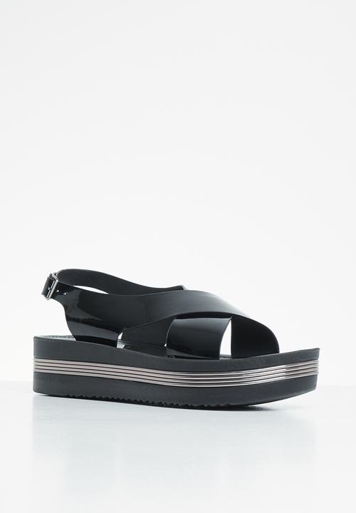 Footwork - Funky sandal - black