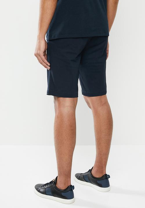 JEEP - Chino stretch twill short - navy 