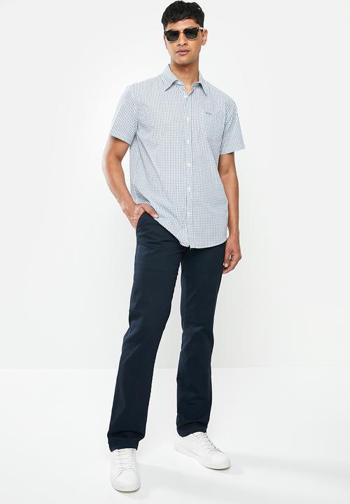 JEEP - Stretch twill chino pants - navy