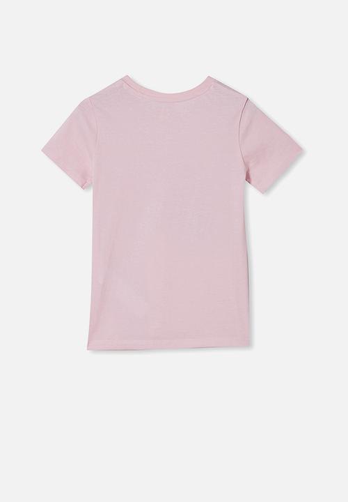 Cotton On - Penelope short sleeve tee - pink quartz/future is beautiful