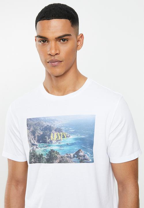 Levi’s® - Graphic crewneck bi photo tee - white