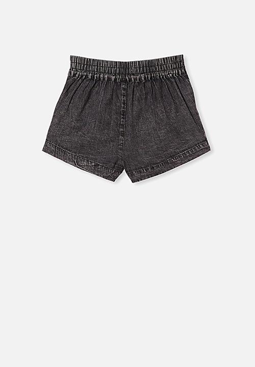 Cotton On - Cassidy shorts - black wash