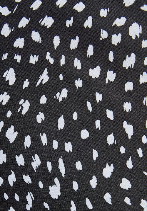 Superbalist - Long midi slip skirt - black & white