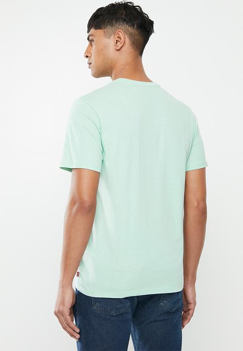 Levi’s® - Short sleeve graphic brand 75 T-shirt - light blue 