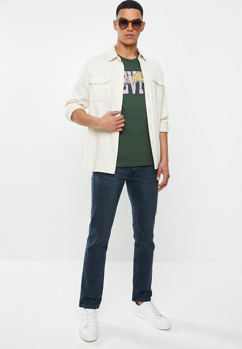 Levi’s® - Graphic crewneck bi poster tee - python green